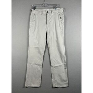 Edwin Otis Chino Straight‎ Leg Stretch Pants 32 Stone Grey Made in USA